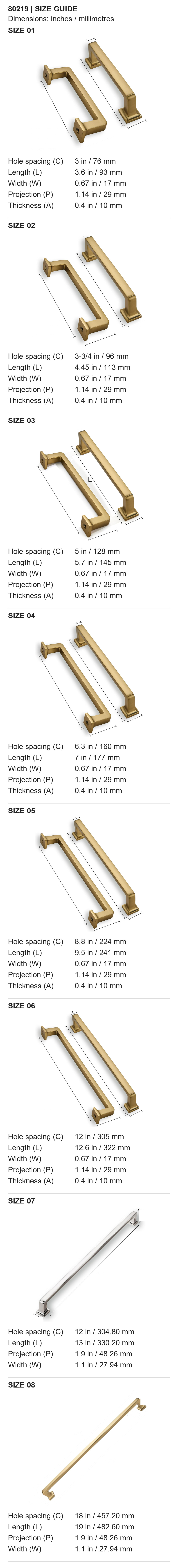 Dimensions